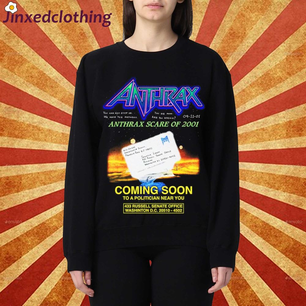 Official Anthrax Scare Of 2001 T-shirt 